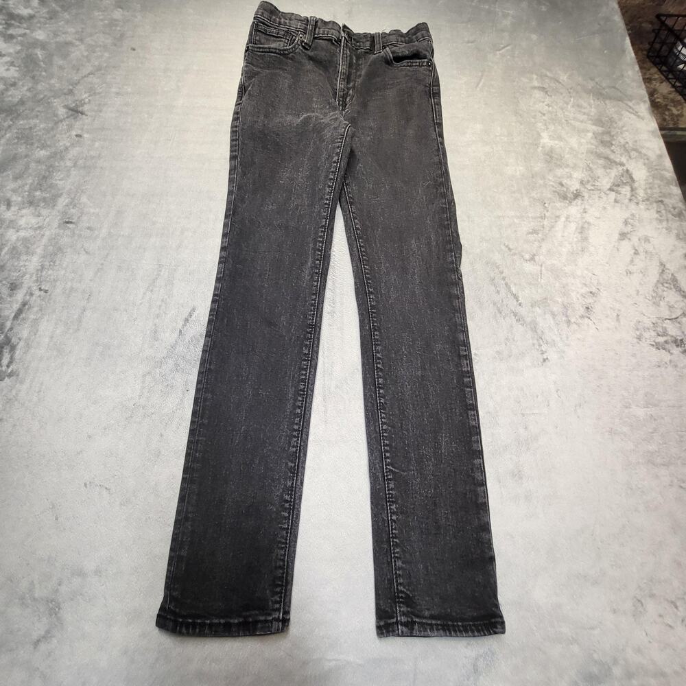 Old Navy Jeans Girls 14 Black Skinny Slim Stretch Built-In Flex Adjustable Waist